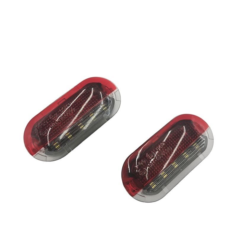 2x Car Door Light Interior Door Courtesy Warning Lamp For Seat Leon Toledo Alhambra Skoda Octavia VW Beetle Golf Jetta 1J0947413