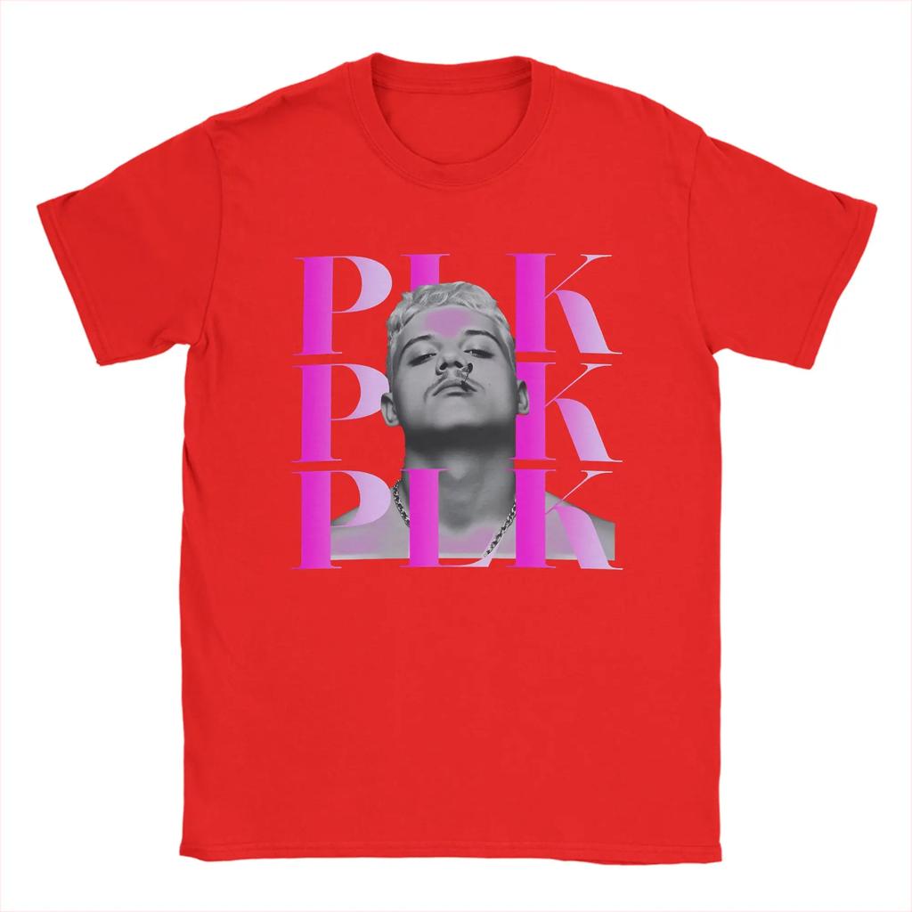 Rapper Plk Face T Shirt for Men 100% Cotton Funny T-Shirt Crewneck  Tee Shirt Short Sleeve Clothing Plus Size