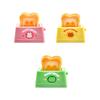 Dollhouse Miniature Toaster Accessory Mini Resin Kitchen Bread Appliance Model for Doll House Breakfast Scene Display