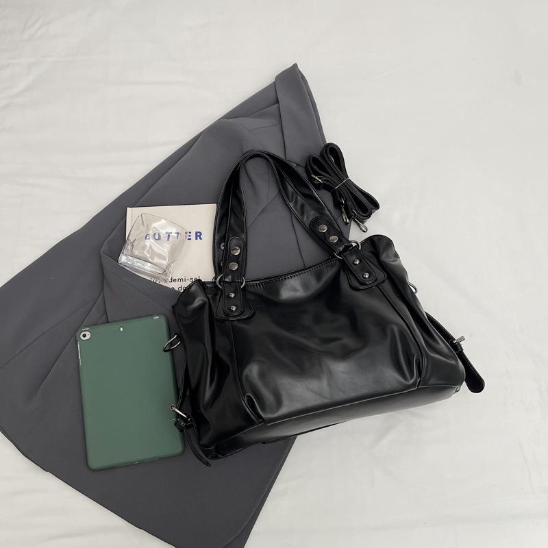 Minimalistische Damenhandtasche mit großem Fassungsvermögen, modische Schultertasche, einfache und lässige Tragetasche, geeignet für den täglichen Gebrauch und zum Einkaufen