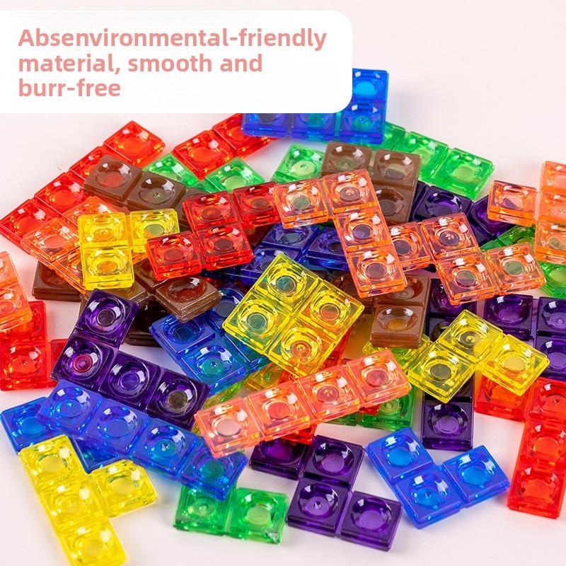 Wooden Tetris 3d Puzzle Blocks For Kids Educational Toy With Brain Development For Early Learning