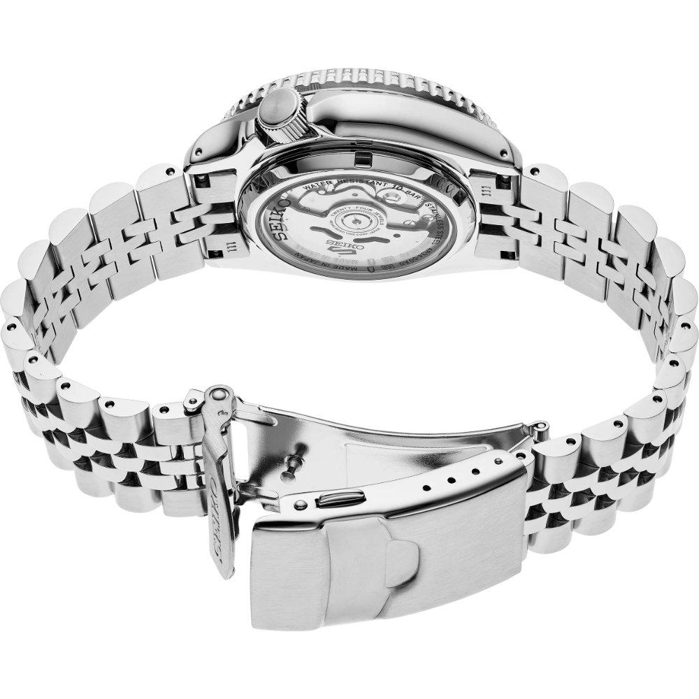 Seiko 5 Sports SSK019K1 Herren-Automatikuhr mit anthrazitfarbenem Zifferblatt