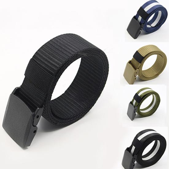 Men's Fashion Practical Sport Tactical Military Nylon Buckle Waist Belt Waistband