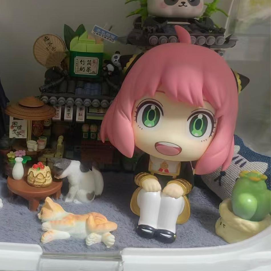 1-2 יחידות דמות Spy Family אניה פורגר דמויות אנימה מראה חמוד LOOK UP פסל PVC פסלון דגם איסוף קישוט שולחן צעצועים מתנות