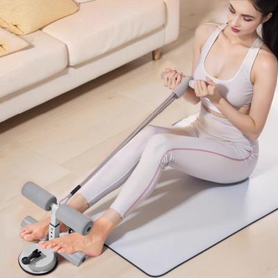 Sit Up Bar with Strong Suction Cups Resistance Band Adjustable Sit Up Floor Holder Floor-Friendly Core Trainer Sit-up Bar Assistance Device