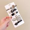 2022 Winter Korean Style Metal Hair Clip for Girls - Trendy Bangs Hairpin and Side Clip Hair Accessories