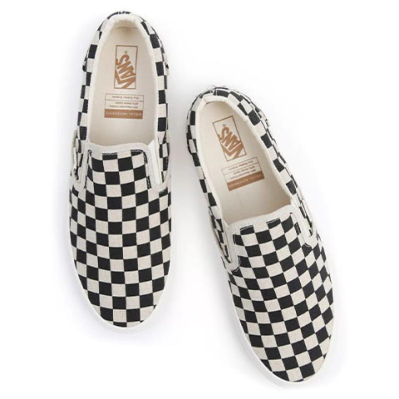 Vans Classic Slip On 'Eco Theory Black White Checkerboard' Vans VN0A5JMH705