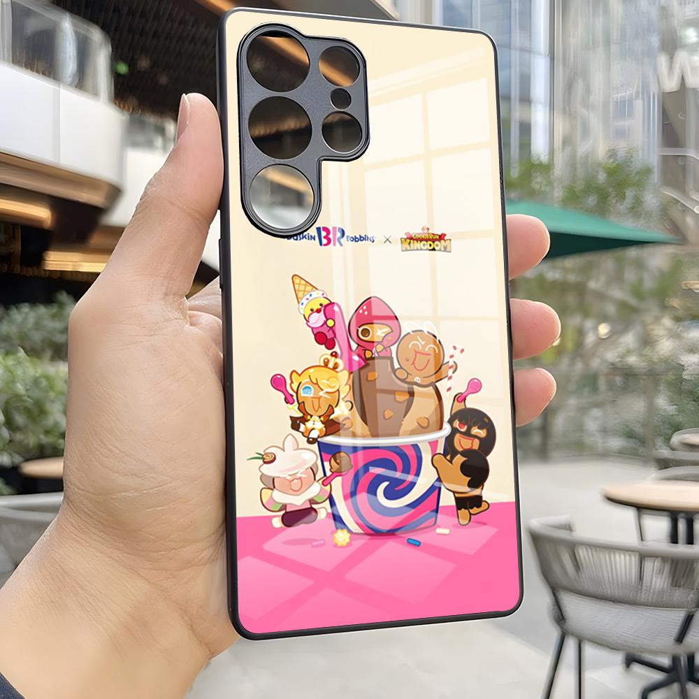 C-Cookie Run K-KingdomS Phone Case For S25 Ultra Samsung S26 S24 Fe S22 S20 S23 21 Plus A54 A34 A53 A16 Glass Cover