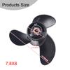 Boat Outboard Propeller For Mercury 2-Stroke 5 For Tohatsu 4-6 For 2-Stroke 6 For Hyfong 4-6 7.8 X 8