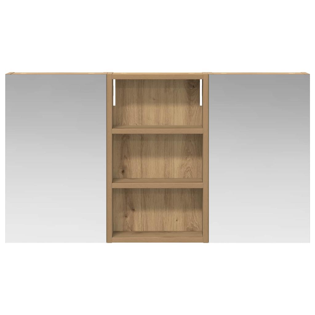 Bathroom Cabinet Set 3 Pcs 90 X 10.5 X 50 Cm Particleboard