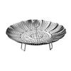 Adjustable Steaming Rack Stainless Steel Tableware Steamers Perfect for Various Food Sizes and Cooking Requirements
