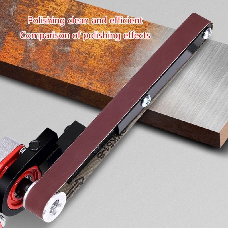 Electric 100 Angles Grinder Modified to Belt Sander Sanding Belt Machine Perfect for Fine Sanding and Finishing