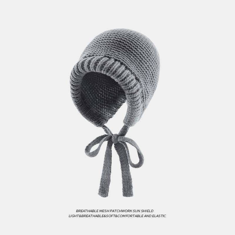 Korean Balaclafa Hat Scarf One Piece Women's Two Piece Set Autumn and Winter Hooded Scarf Warm Cloak Knit Hat