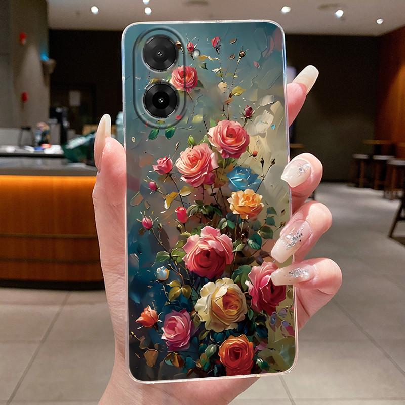 Case For Xiaomi Redmi A5 Flower Butterfly Phone Shells For Redmi A5 4G Soft Silicone Transparent Funda TPU Protective Back Cover
