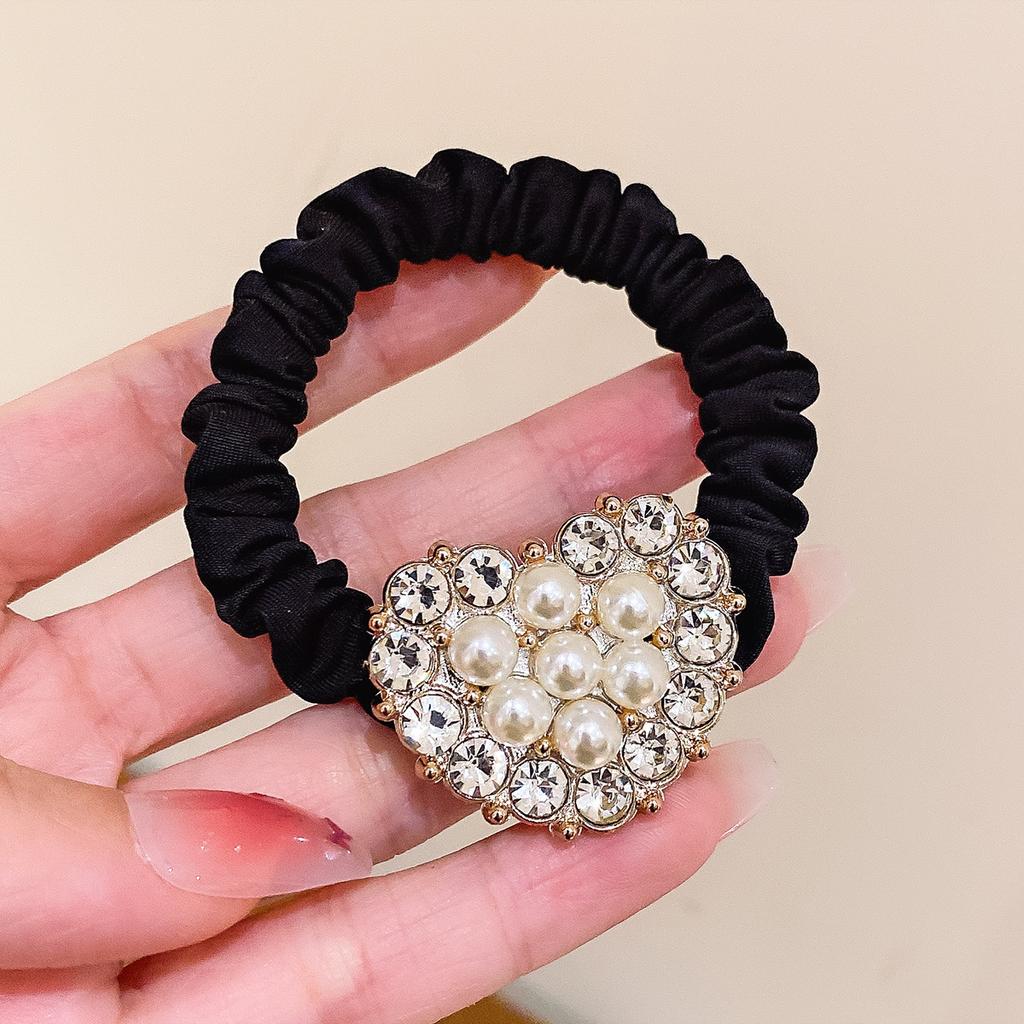 1 Piece New Cute Imitation Pearl Girls Elastic Hair Bands Woman Hair Accessories