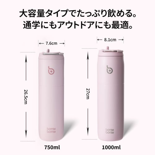 BOTTLE BOTTLE 1 Liter Vacuum Insulated Stainless Steel Water Bottle with Straw, Handle, Leak-Proof, Wide Mouth, 1000ml, Sports Bottle for Boys, Girls,