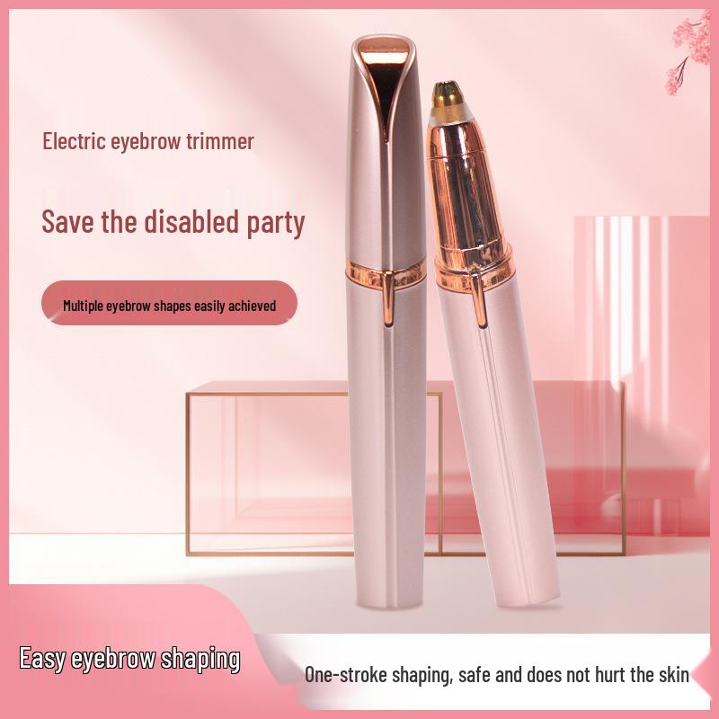 Rechargeable Electric Eyebrow Trimmer: Ladies' Automatic Shaving Tool for Perfect Brows