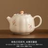 Chinese Gongfu Tea Pot Orchid Bud Inspired Ceramic Teapot,Hand-Held Vessel for Solo Tea Ceremony