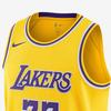 Nike X NBA Collaboration Los Angeles Lakers Dri-Fit Sustainable Materials Icon Edition Comfortable Soft Breathable Mesh Basketball Jersey DN2009-741
