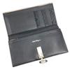Salvatore Ferragamo Gancini logo Long wallet Long Wallet Leather Black/Silver