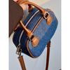 IELGY Female Bag Autumn Winter Retro Denim Leather Handbag