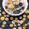 20pcs 8mm 10mm 12mm Stainless Steel Charms Round Blank Stamping Tag Pendants for DIY Bracelet Necklace Jewelry Making Materials
