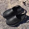 Summer Casual Sandals Shoes Men's All-match Wear-resistant Shoes Fashion Sandals Shoes for Men Men's Beach Baotou Sandals Hollow Breathable Mesh Shoes