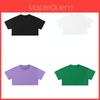 Cotton Short Sleeve T Shirt For Women With Print Streetwear Summer