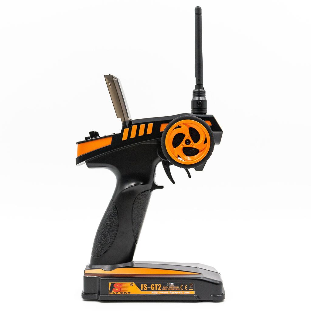 Funkmodell RC-Sender 2,4G 2-Kanal RC-Sender 3-Kanal Empfänger Set Störungsfreier RC-Fernbediener für RC-Autos Boote