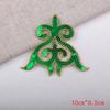 Diy Clothes Accessories Designer Sequined Patch Triangle Pattern Sequin Embroidery Iron-on Applique Sticker Ethnic Costume Patch