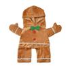 Haustier Lebkuchenmann Hoodie Weiches Welpenkostüm Hoodie Lebkuchenmann Haustier Welpe Katze Aufsteh-Kostüm Für Katzen Hunde Welpen Haustiere