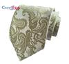 Cozy Up 3.15"(8cm) Fashion Striped PaisleyTies Men Plaid Flower Necktie for Wedding