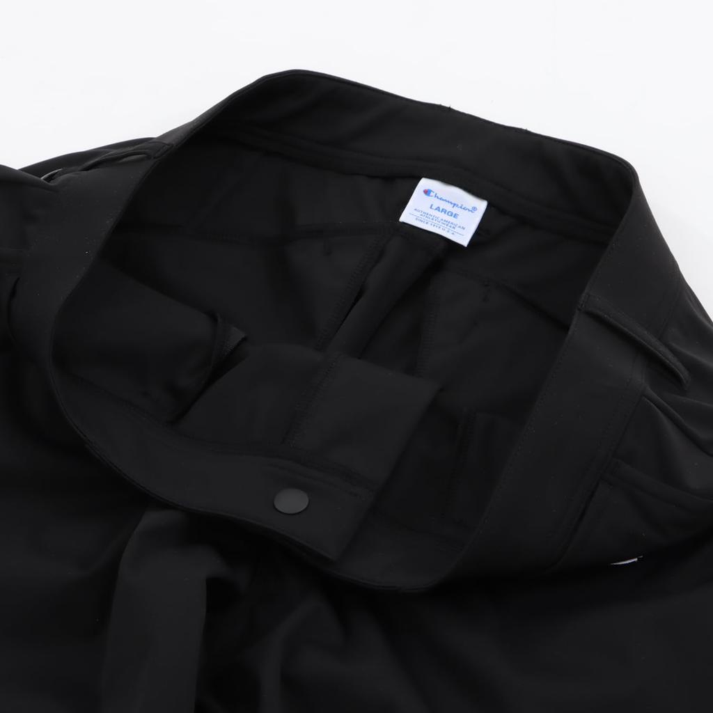 Champion Golf Long Script Men's Pants, Black, Anti-Static, Stretch, Water-Repellent, Windproof, Logo, C3-ZG203