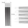 5 Pièces Stylos Pinceaux en Silicone Résine pour Façonnage Dentaire Outil pour Dents en Porcelaine Pinceaux pour Art des Ongles Stylo Argile Céramique Outils de Sculpture Modélisation Diy