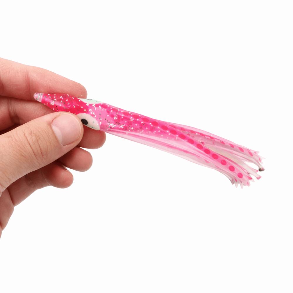 50PCS Soft Squid Skirt Bait Mixed Color Saltwater Fishing Lures Sea Fishing Lures  Saltwater Fishing