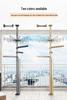Thickened Foldable Floor-to-Ceiling Clothes Drying Rack for Small Apartments