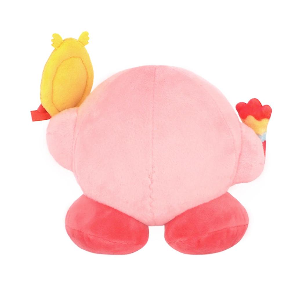 Sanei Boeki Kirby of the Stars Kirby Happy Morning Plush Toy Makeup Play (Kirby) W14 X D9 X H11cm Plush Toy KHM-01