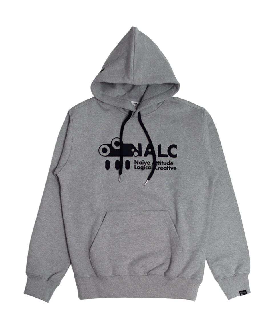 Nalssi Logo Hoodie - Melange Grey 4