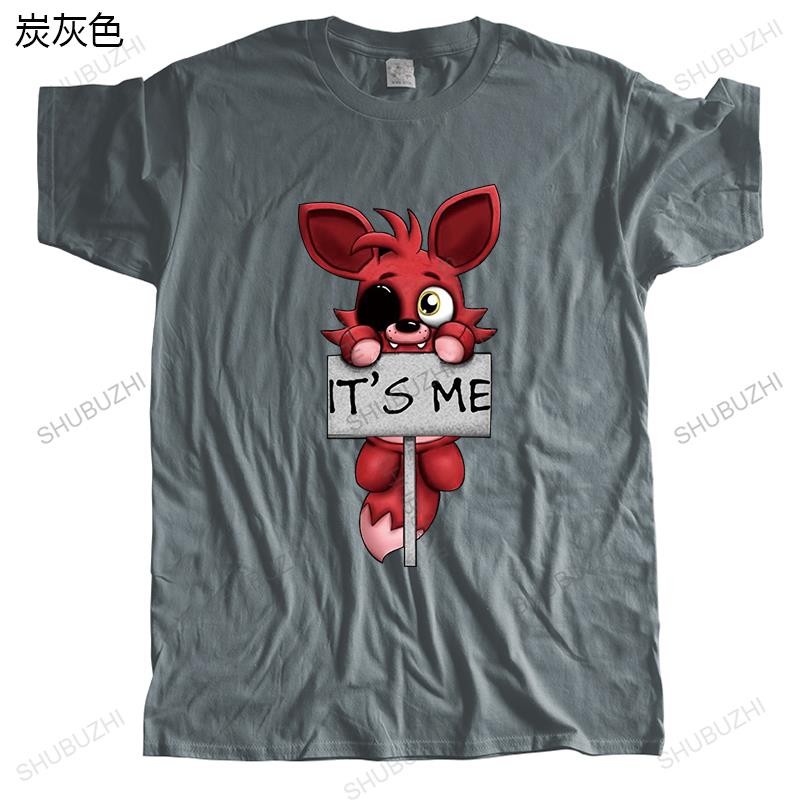New T Shirt Black Tops for Men Hot Sale Summer Casual Tshirt Plush Foxy Polyester Its Me Unisex Teeshirt Loose Tops