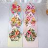 1pcs New Romantic Flower Birthday Christmas Card 3d Pop-Up Greeting Cards Party Wedding Decorations Creative Girl Envelope Gifts