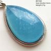 Natural Blue Aquamarine Oval Pendant Jewelry For Women Men Dark Aquamarine Necklace Fashion  Brazil AAAAAA