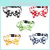 Premium Quality Fabric Pet Collar With Grid Pattern Available In Various Colors