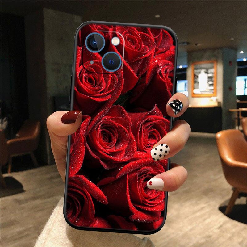 IK13 Beautiful Roses Flower Case for Samsung M06 M15 M16 M35 M55 M56 A36 A42 A50 A50S A51 A52 A32 A33 A05 A05S A06 A16 A20