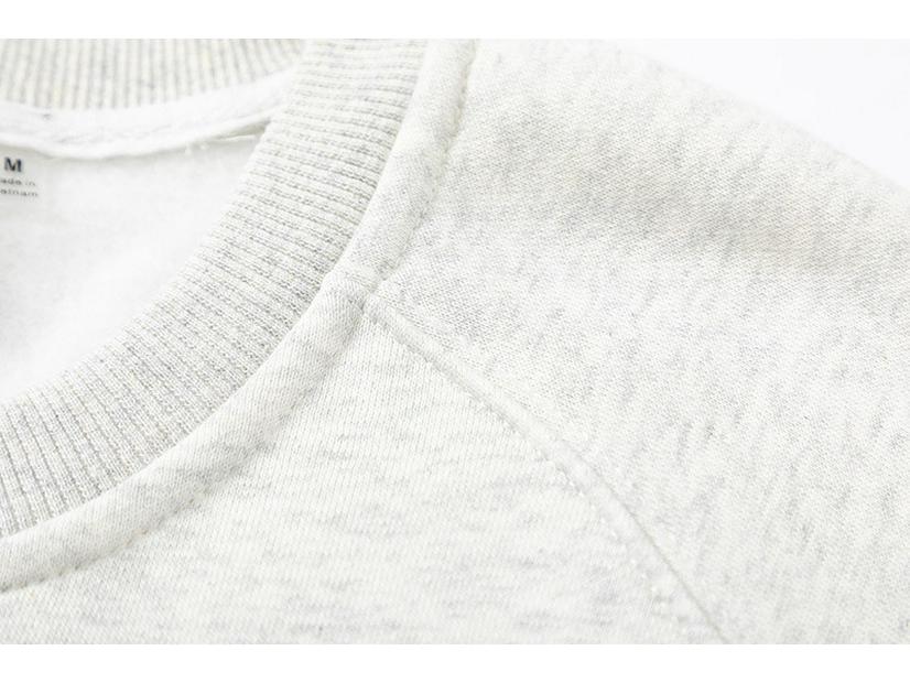 Unisex American Style 3D Reflective Logo Casual Sweatshirt