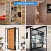 360-degree Rotating Invisible Door Hinges Stainless Steel Door Shaft Hidden Axis  Cabinet
