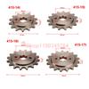 Motorcycle Front Engine 415 Sprocket 14T 15T 16T 17T- 17mm Transmission Gear for Motocross ATV Quad