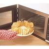 Microwave-safe oil-free potato chip cooker (195cm diameter x 3cm height)