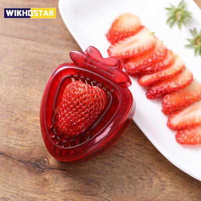 Strawberry Slicer Cutter Strawberry Corer Strawberry Huller Fruit Leaf Stem Remover Salad Cake Egg Tools Kitchen Accessories