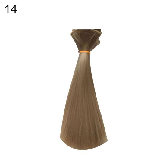 Thick Natural Straight Hair Wig Doll Toy Hairpiece Accessories Children Gift