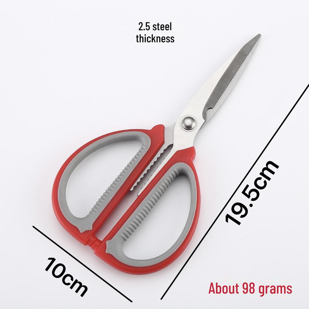 Mehrzweckschere aus Edelstahl für den Haushalt – robust zum Nähen, Papierschneiden, für die Verwendung in Küche und Büro, große Hühnerknochenschere.